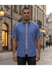 CHALLENGER TEXAS1 - Chemise Manches Courtes 100% Coton
