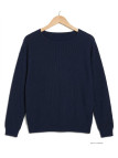 Pull Maille Fine Femme MAYFLOWER CANON2 Bleu Marine