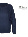 Pull Maille Fine Femme MAYFLOWER CANON2 Bleu Marine