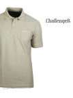 Polo CHALLENGER ROMEO1 - Manches courtes beige en maille piquée