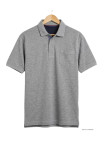 Polo CHALLENGER RUSTICO1 - Manches courtes gris chiné 100% coton
