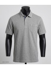 Polo CHALLENGER RUSTICO1 - Manches courtes gris chiné 100% coton
