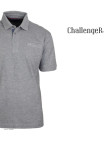 Polo CHALLENGER RUSTICO1 - Manches courtes gris chiné 100% coton