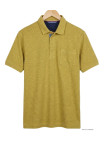Polo CHALLENGER RUSTICO3 - Manches courtes jaune chiné 100% coton