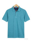 Polo CHALLENGER RUSTICO5 - Manches courtes turquoise 100% coton