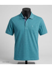 Polo CHALLENGER RUSTICO5 - Manches courtes turquoise 100% coton