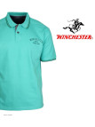 Polo WINCHESTER RAGGA3 en coton vert menthe | Sport-chic