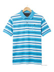 Polo WINCHESTER RAINBOW2 bleu en coton jersey | Avec poche