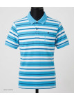 Polo WINCHESTER RAINBOW2 bleu en coton jersey | Avec poche