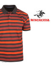 Polo WINCHESTER RANNOCK2 rouge rouille en coton piqué