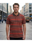 Polo WINCHESTER RANNOCK2 rouge rouille en coton piqué