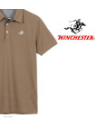 Polo WINCHESTER RIDER3 beige en coton finitions chambray
