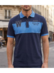 WINCHESTER ROADSTER1 : Polo Homme Marine Chic en Coton Piqué