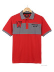 WINCHESTER ROADSTER2 : Polo Homme Rouge Casual en Coton Piqué