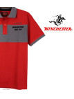 WINCHESTER ROADSTER2 : Polo Homme Rouge Casual en Coton Piqué
