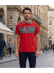 WINCHESTER ROADSTER2 : Polo Homme Rouge Casual en Coton Piqué