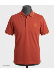 WINCHESTER ROGAN2 : Polo Homme Orange Rouille en Coton Piqué