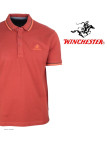 WINCHESTER ROGAN2 : Polo Homme Orange Rouille en Coton Piqué