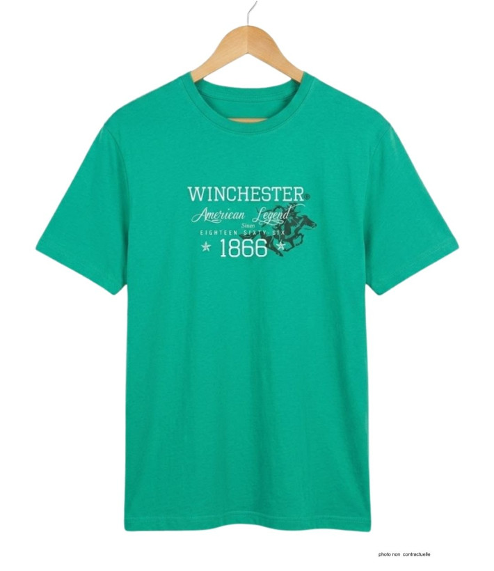 Tee-shirt Winchester SCHOOL2 : Haut Manches Courtes en Coton