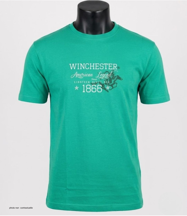 Tee-shirt Winchester SCHOOL2 : Haut Manches Courtes en Coton