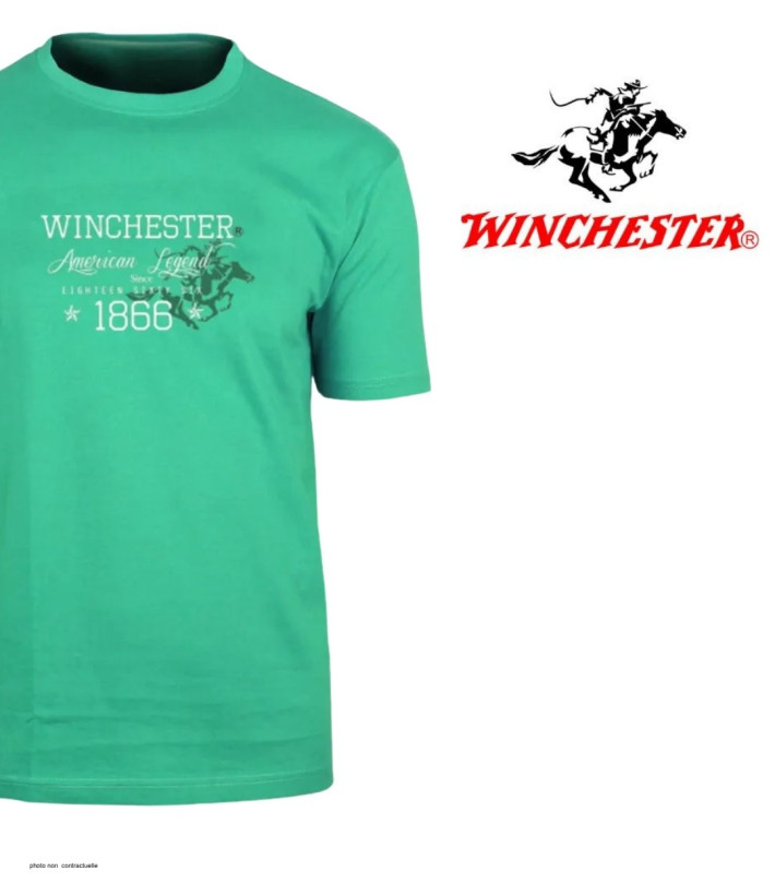 Tee-shirt Winchester SCHOOL2 : Haut Manches Courtes en Coton