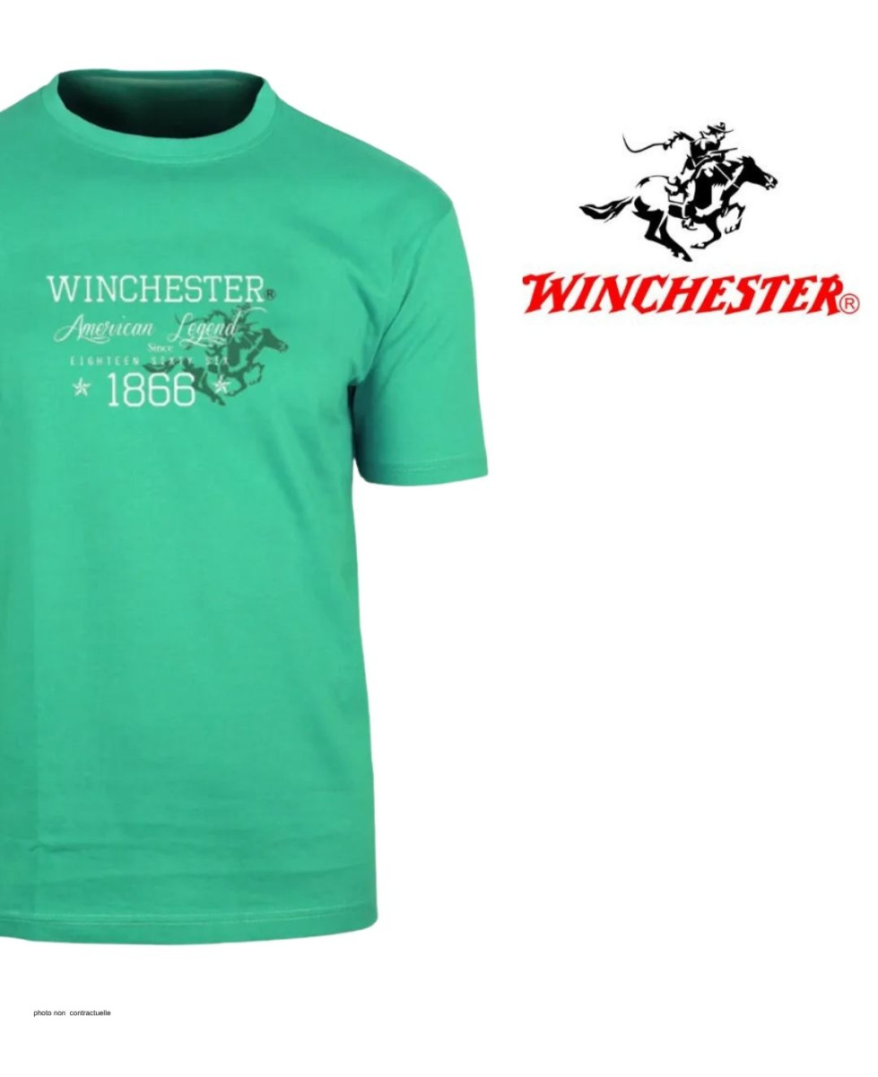Tee-shirt Winchester SCHOOL2 : Haut Manches Courtes en Coton