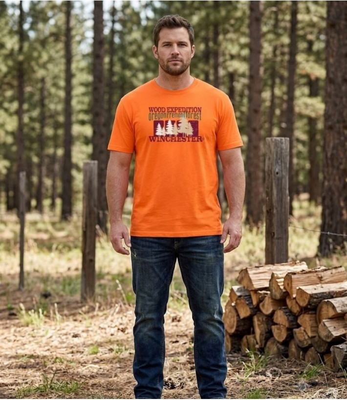 Tee-shirt Winchester Selwin2 : Haut Manches Courtes en Coton