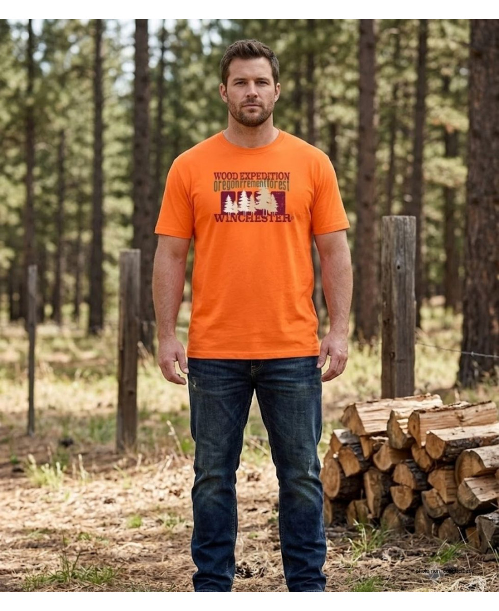 Tee-shirt Winchester Selwin2 : Haut Manches Courtes en Coton