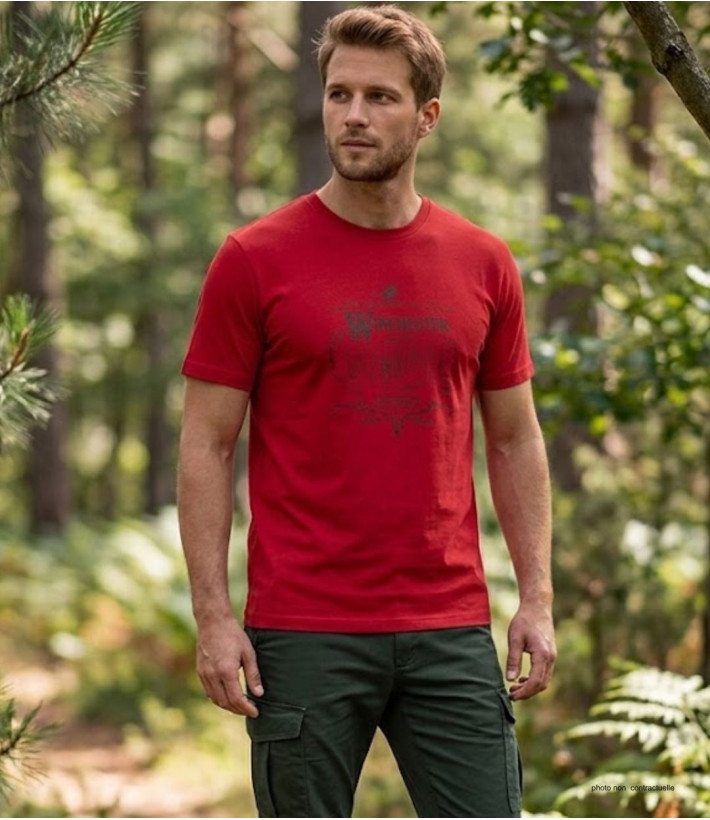 Tee-shirt Winchester STARK2 : Haut Manches Courtes en Coton
