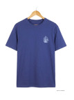 Tee-shirt Challenger A2121B : Haut Manches Courtes Bleu Marine