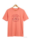 Tee-shirt Challenger A2133B : Haut Manches Courtes Corail