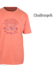 Tee-shirt Challenger A2133B : Haut Manches Courtes Corail