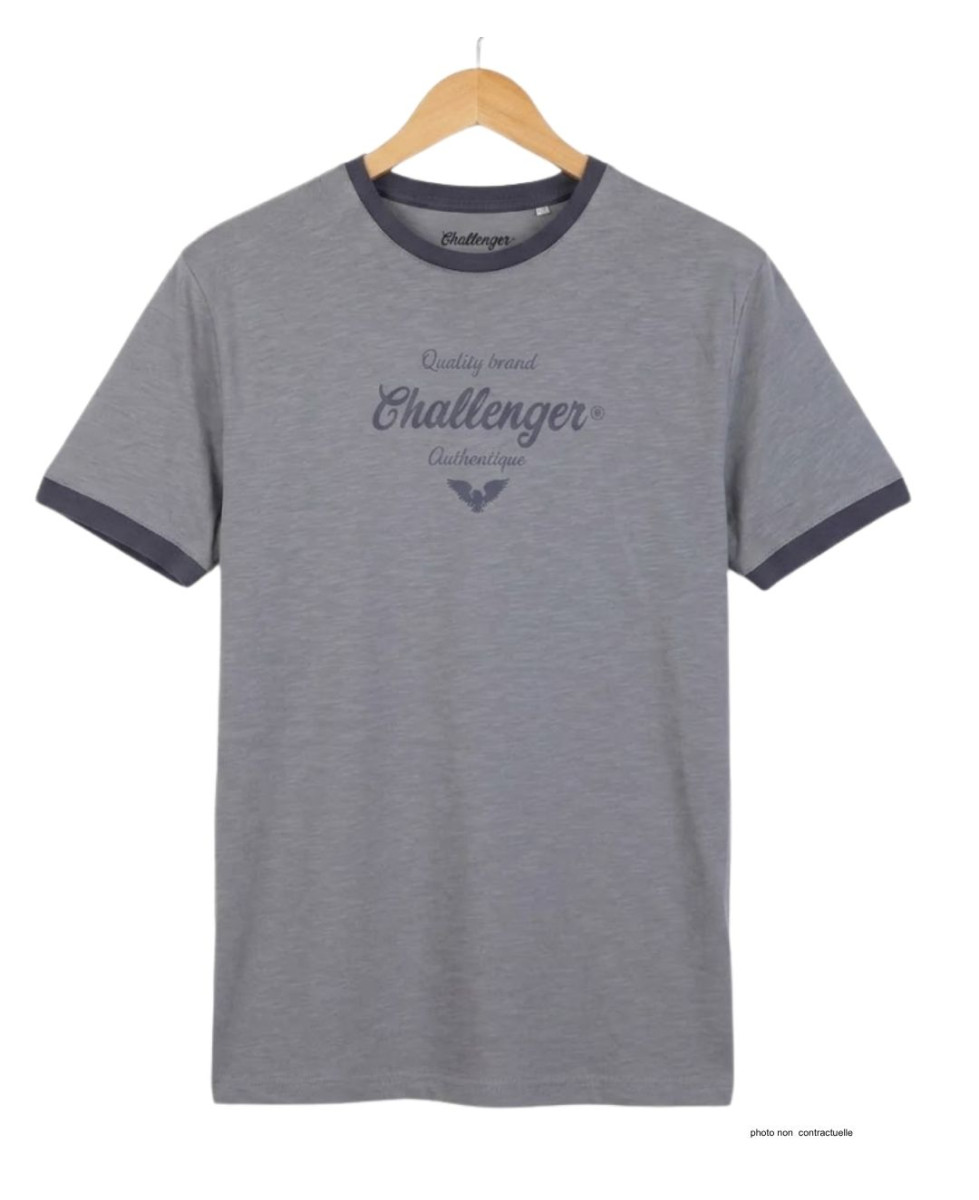 Tee-shirt Challenger SAGARO2 : Coton Flammé Texturé