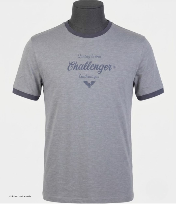 Tee-shirt Challenger SAGARO2 : Coton Flammé Texturé