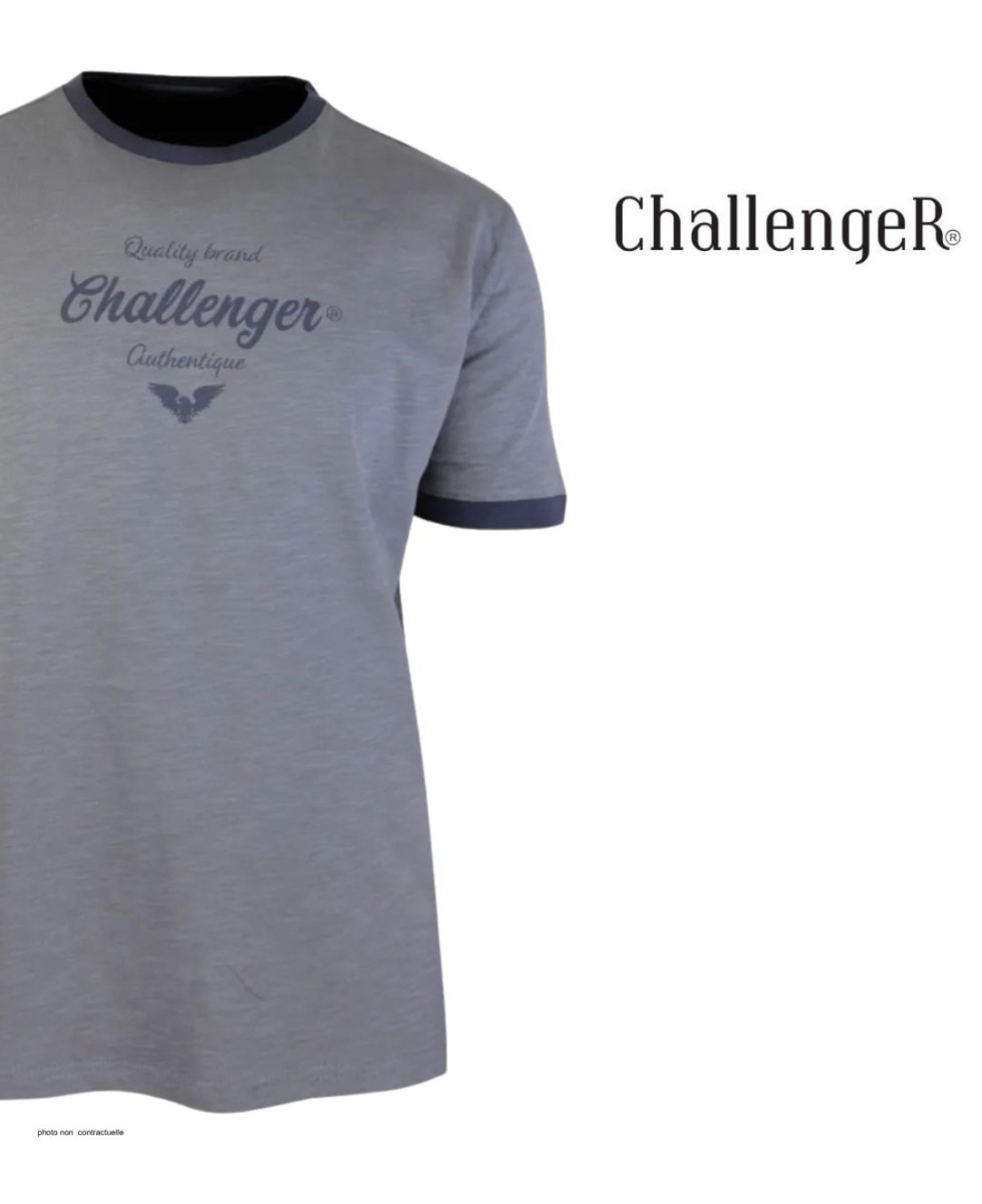 Tee-shirt Challenger SAGARO2 : Coton Flammé Texturé