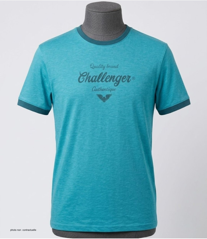 Tee-shirt Challenger SAGARO3 : Haut Manches Courtes Vert