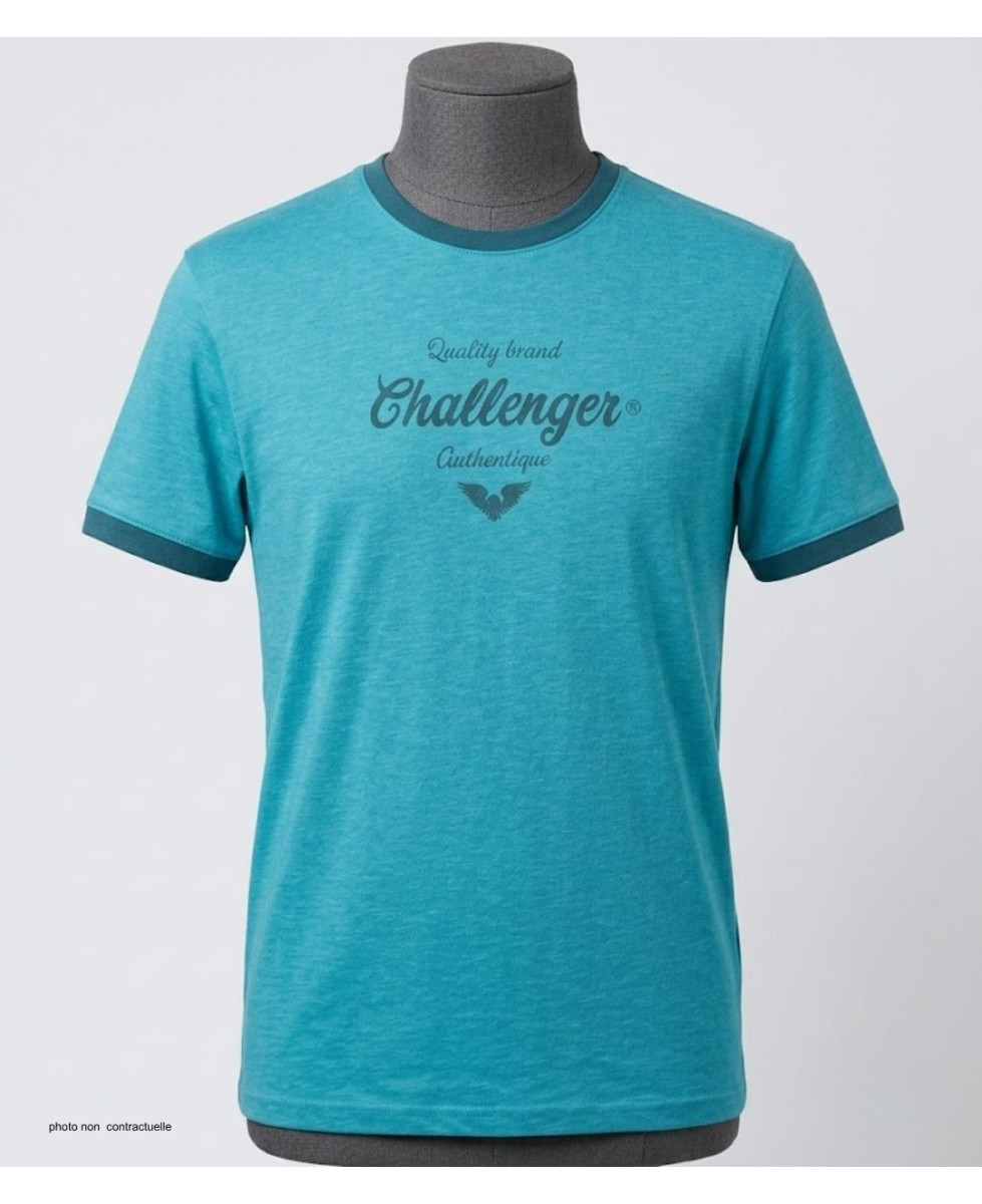 Tee-shirt Challenger SAGARO3 : Haut Manches Courtes Vert