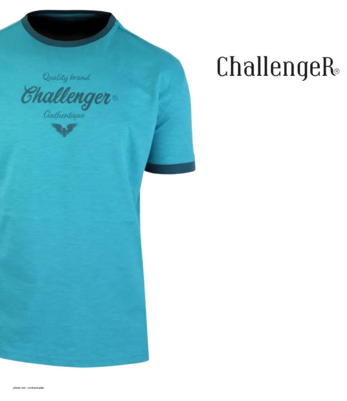 Tee-shirt Challenger SAGARO3 : Haut Manches Courtes Vert