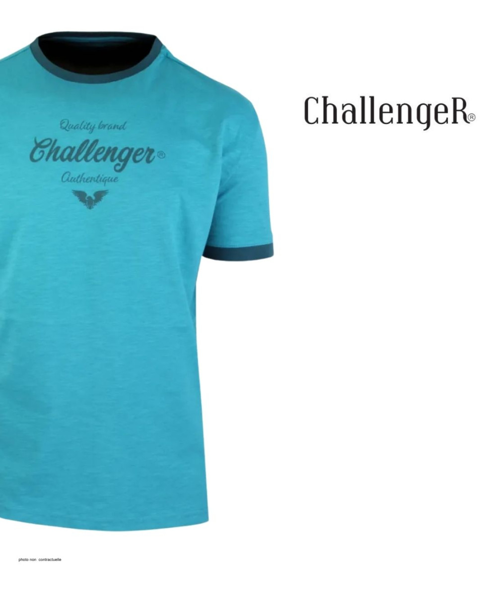 Tee-shirt Challenger SAGARO3 : Haut Manches Courtes Vert