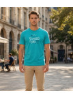 Tee-shirt Challenger SAMPA1 : Coton Peigné 160g Vert