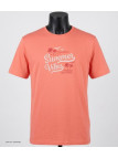 Tee-shirt Challenger SAMPA2 : Coton Peigné 160g Corail