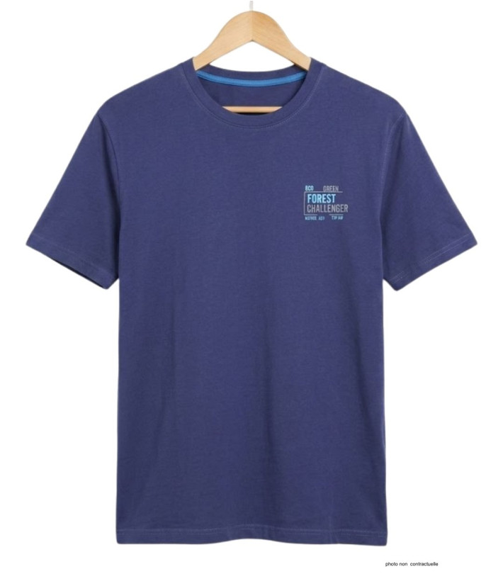 CHALLENGER SENADOR3 : Tee-shirt manches courtes bleu indigo