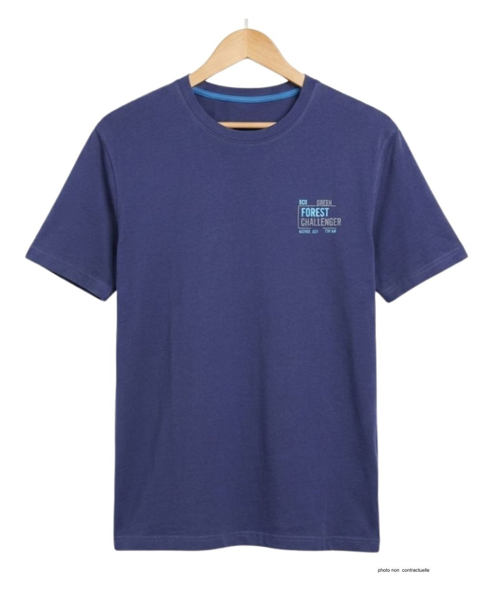 CHALLENGER SENADOR3 : Tee-shirt manches courtes bleu indigo
