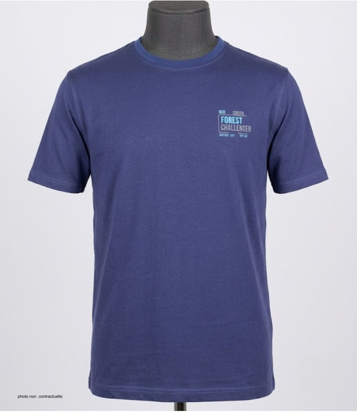 CHALLENGER SENADOR3 : Tee-shirt manches courtes bleu indigo