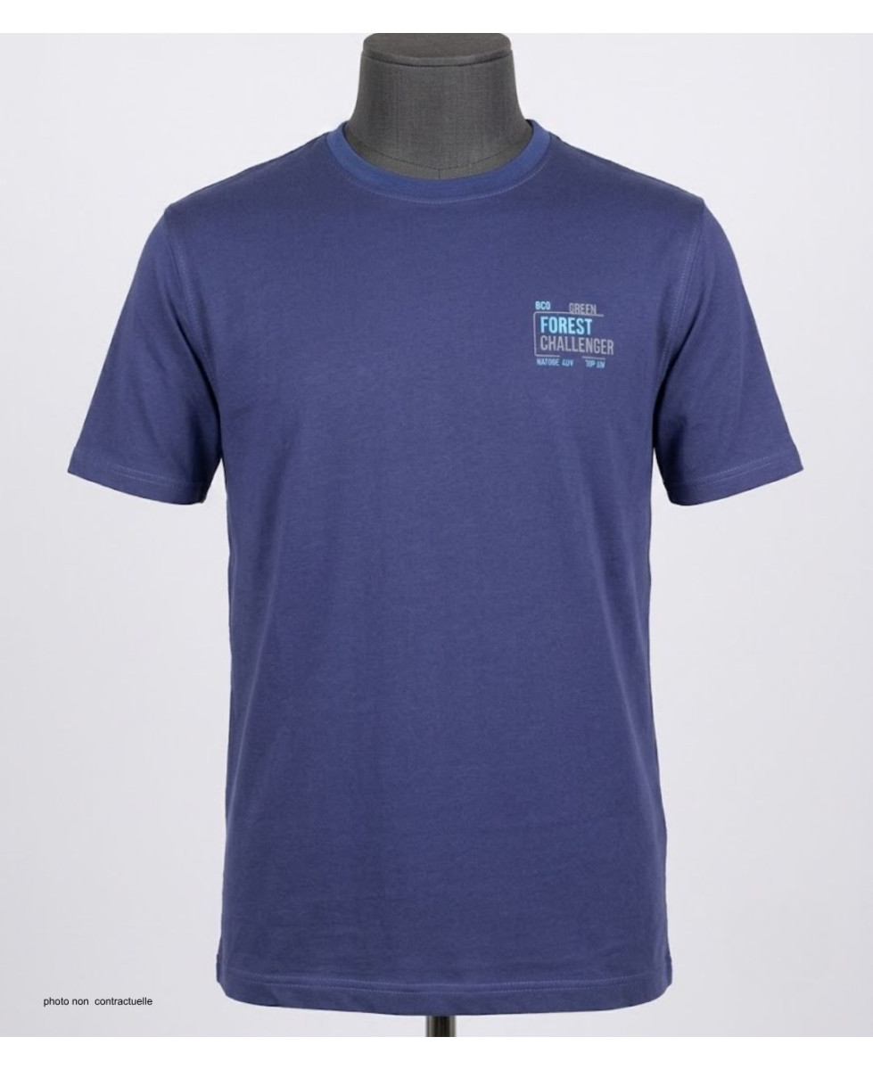 CHALLENGER SENADOR3 : Tee-shirt manches courtes bleu indigo