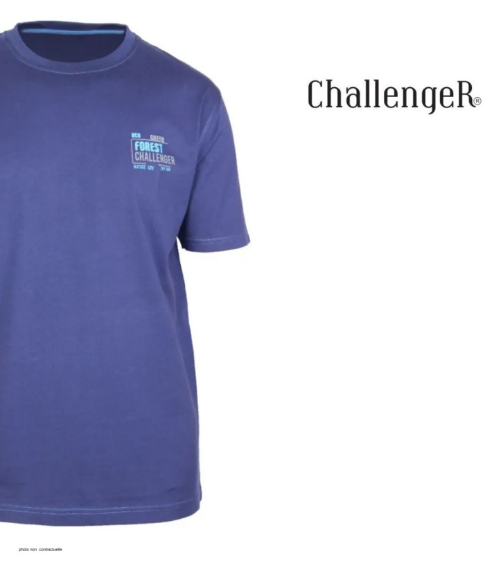 CHALLENGER SENADOR3 : Tee-shirt manches courtes bleu indigo