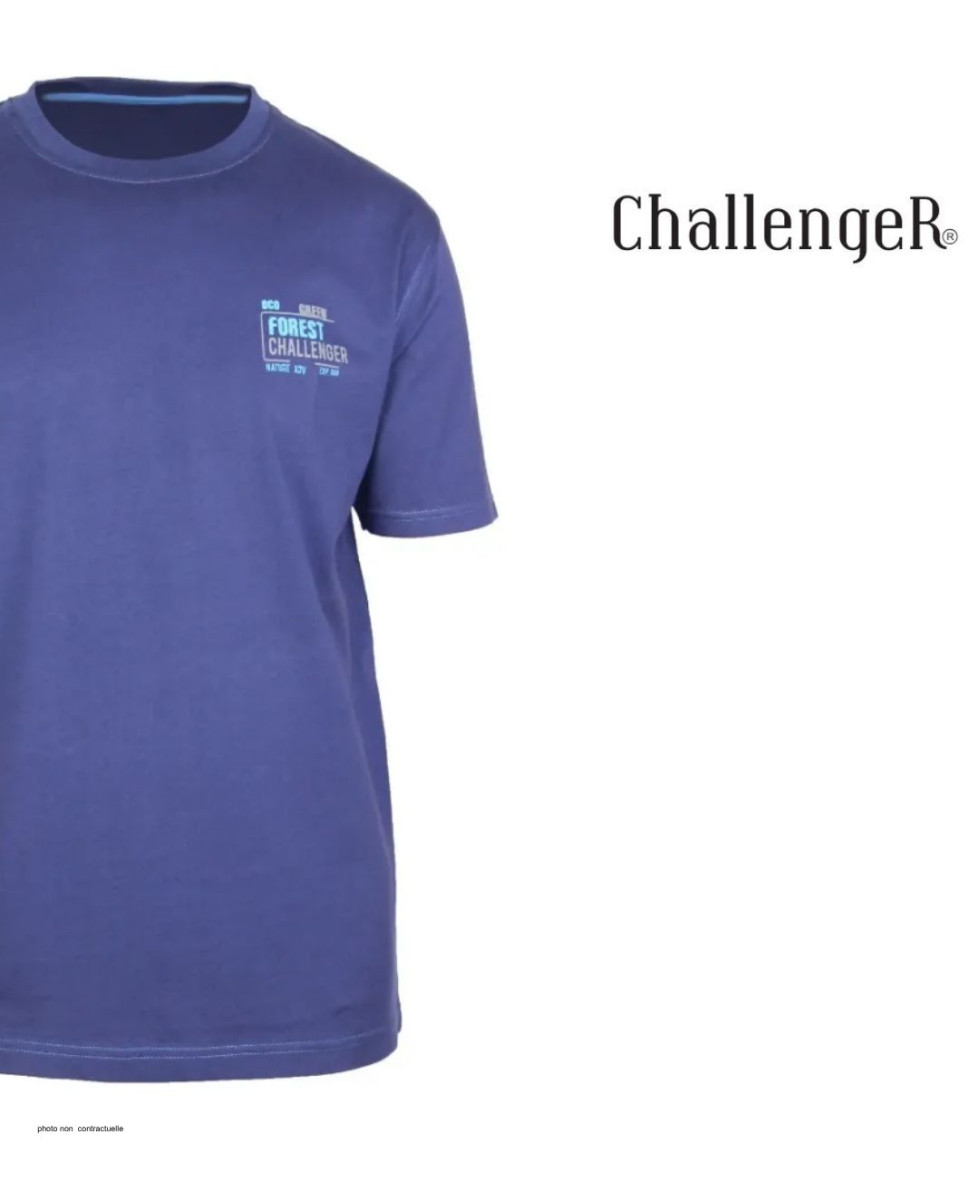 CHALLENGER SENADOR3 : Tee-shirt manches courtes bleu indigo