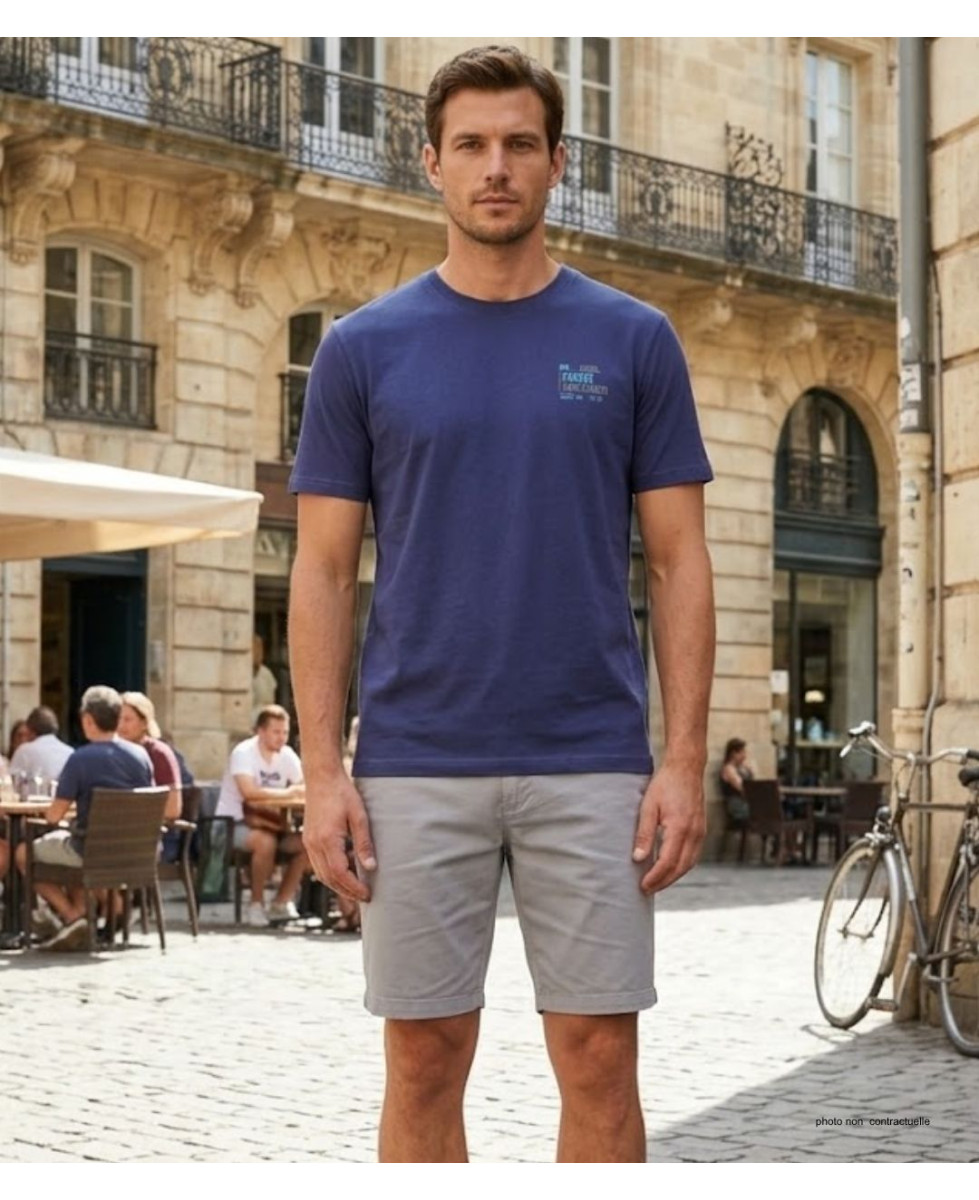 CHALLENGER SENADOR3 : Tee-shirt manches courtes bleu indigo
