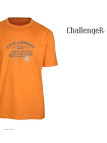 CHALLENGER STEFANO : Tee-shirt homme coton jersey orange