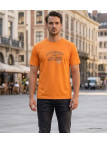 CHALLENGER STEFANO : Tee-shirt homme coton jersey orange